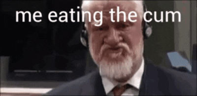 Me eating the cum
